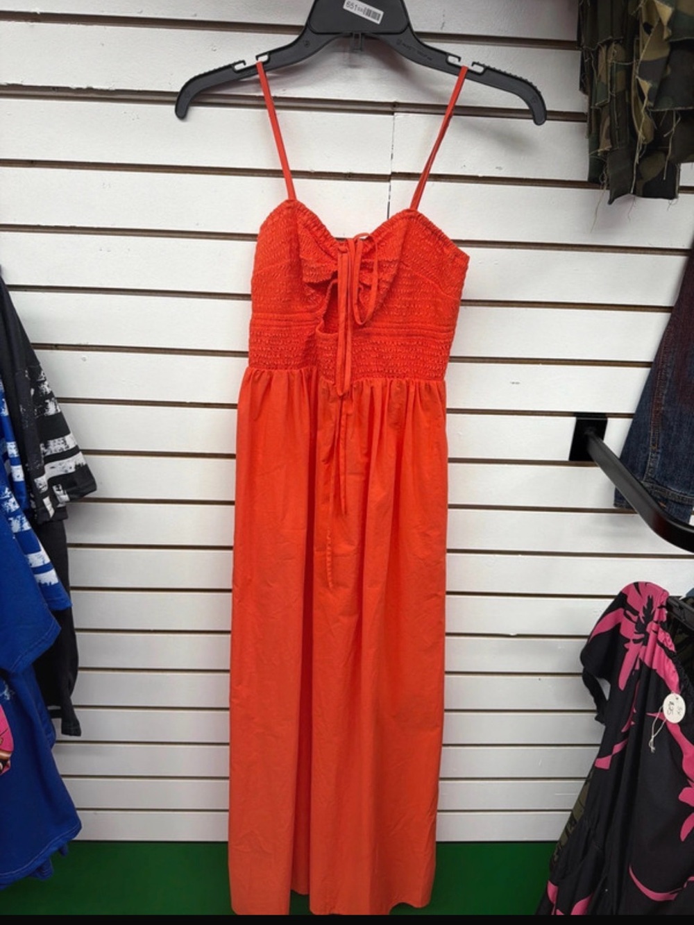 Universal Thread Smocked Maxi Dress
Orange NWT Size XS